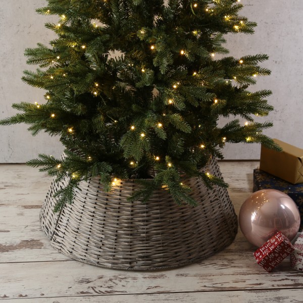 Weihnachtsbaumrock aus Weide - Abdeckung für Baumständer - D: 70cm ... von MARELIDA