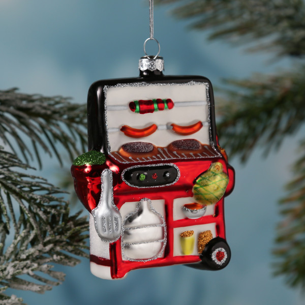 Weihnachtsbaumschmuck GRILL - Glas - inkl. Aufhänger - matt und gli... Weihnachtsbaumschmuck GRILL - Glas - inkl. Aufhänger - matt und gli... von MARELIDA