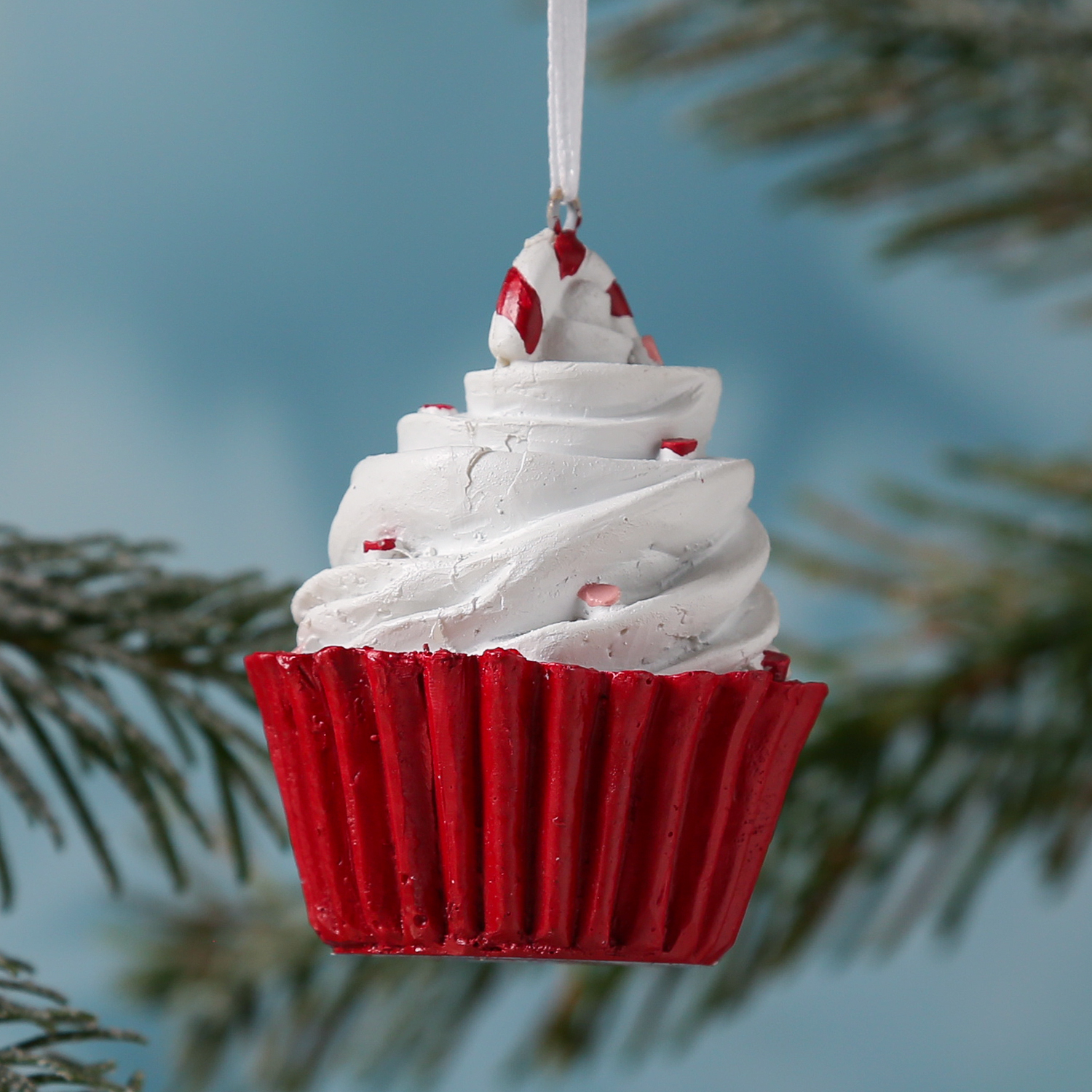 Weihnachtsbaumschmuck MUFFIN - Polyresin - inkl. Aufhänger - matt -... von MARELIDA