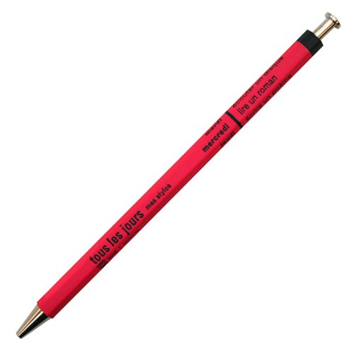 MARK´S Days Tous les Jours Kugelschreiber aus Holz und Metall in der Farbe Pink mit einer 0,5mm Spitze, DAY-BP1-PK von MARK´S