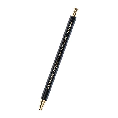 MARK´S Time for Paper Kugelschreiber aus Holz in der Farbe Schwarz mit einer 0,5mm Spitze, Maße: 12,6cm x 0,8cm, TFP-BP01-BK von MARK'S(マークス)