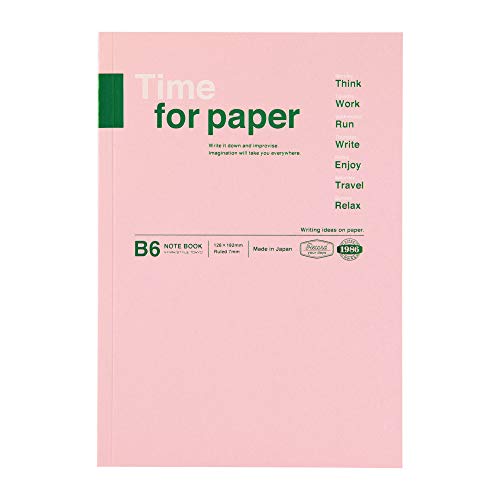 MARK´S Time for Paper Notizbuch aus Papier in der Farbe Hellrosa 72 Seiten B6, Maße: 12,8cm x 18,2cm, TFP-NB02-LPK von MARK'S(マークス)