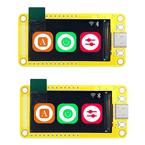 MARKELL 2Pcs ESP32-S3 mit 1,9 Display LVGL Development Board WiFi&Bluetooth 170X320 Smart Display Screen TFT Module Kits von MARKELL