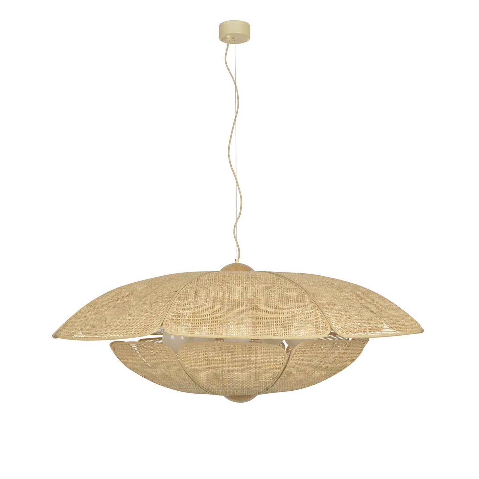 MARKET SET Hängelampe Coquillage, 110 cm, naturfarben Rattan MARKET SET Hängelampe Coquillage, 110 cm, naturfarben Rattan von MARKET SET