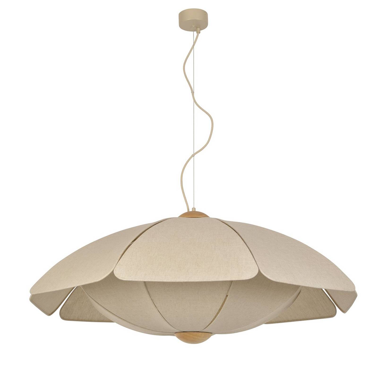 MARKET SET Hängelampe Coquillage, 110 cm cremefarben, Leinen MARKET SET Hängelampe Coquillage, 110 cm cremefarben, Leinen von MARKET SET