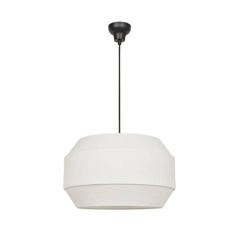 MARKET SET Pendellampe Cosiness, Ø 46 cm, weiß, Stoff von MARKET SET