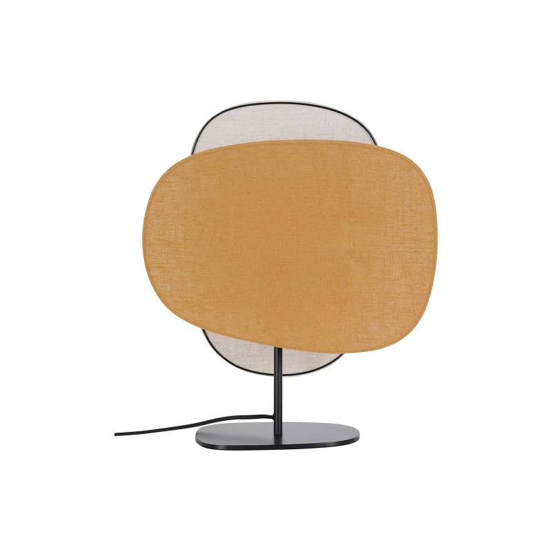 MARKET SET Tischlampe Screen 70's, mehrfarbig, Leinen, 48 cm von MARKET SET