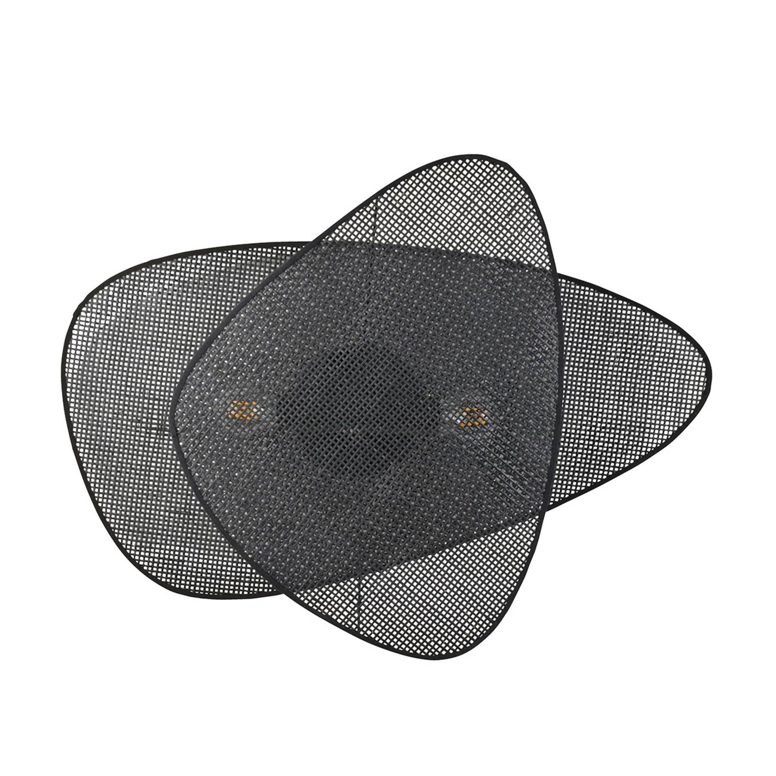 MARKET SET Wandleuchte Screen, 77 cm hoch, schwarz, Rattan MARKET SET Wandleuchte Screen, 77 cm hoch, schwarz, Rattan von MARKET SET