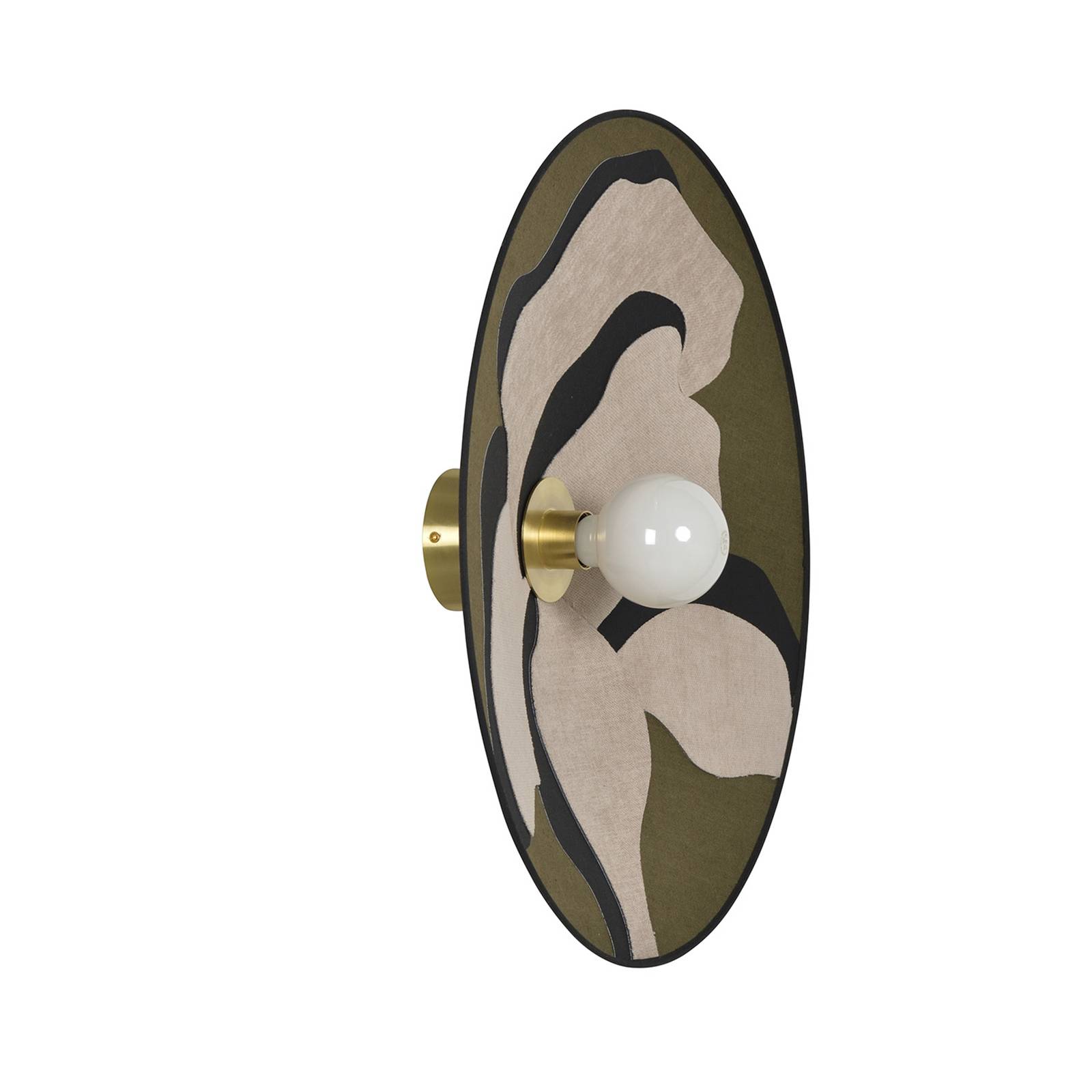 MARKET SET Sonia Laudet Wandlampe Ø 60 cm khaki MARKET SET Sonia Laudet Wandlampe Ø 60 cm khaki von MARKET SET