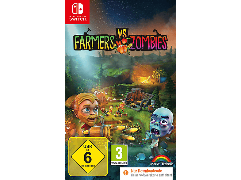 Markt&Technik SW Farmers vs. Zombies - [Nintendo Switch] von MARKT & TECHNIK