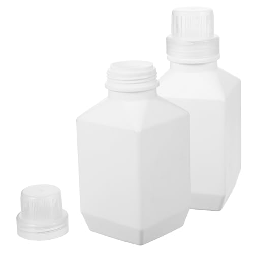 MARMERDO Seife Waschmittel 2 Stück Eimer Nachfüllbar Wäscheeimer Flüssigkeitsuntereimer Behälter Wäscheflüssigkeitsspender Aufbewahrungsbox Kunststoff Mehrzweck Weiß Waschmittel Flüssig von MARMERDO
