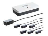 Marmitek Invisible Control 6, Audio, TV, TV-Tuner, Beistellgerät, Schwarz, Weiß, 10 m, 60°, 30 - 60 kHz, Gleichstrom, USB von MARMITEK