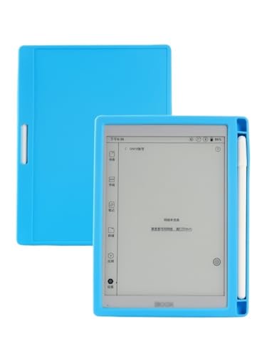 Schutzhülle kompatibel mit Boox Tab Mini C/Nova Air C/Nova Air 2 7,8 Zoll Hülle mit Stifthalter, weiche Silikon-Schutzhülle (Color : Blue, Size : for Nova Air C 7.8) von MARQI