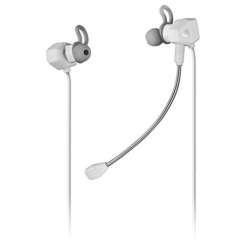 MARS GAMING Gaming MIHXW Weiß, In-Ear-Kopfhörer mit Mikrofon, PS4/PS5/XBOX/SWITCH/PC, pequeño von MARSGAMING