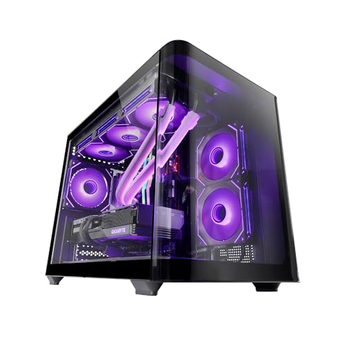 Mars Gaming MC-FUSIONM, Gaming Micro-ATX Gehäuse, Seitliches Fenster & Gebogenes Frontglas Gehärtetem Glas, PC Minitower Doppelkammer, Flüssigkeitskühlung Unterstützung, Optimierter Innenraum, Schwarz Mars Gaming MC-FUSIONM, Gaming Micro-ATX Gehäuse, Seitliches Fenster & Gebogenes Frontglas Gehärtetem Glas, PC Minitower Doppelkammer, Flüssigkeitskühlung Unterstützung, Optimierter Innenraum, Schwarz von Mars Gaming