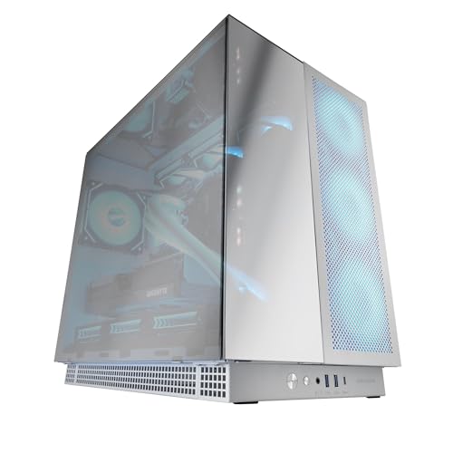 Mars Gaming MC-NOVA3, Custom Gaming-Gehäuse XXL E-ATX, Triple Chromglas Ohne Rahmen, Vollständige Wasserkühlungsunterstützung, Luftfahrtaluminium 2mm, PC-Tower mit Doppelkammer, USB-C, Weiß Mars Gaming MC-NOVA3, Custom Gaming-Gehäuse XXL E-ATX, Triple Chromglas Ohne Rahmen, Vollständige Wasserkühlungsunterstützung, Luftfahrtaluminium 2mm, PC-Tower mit Doppelkammer, USB-C, Weiß von Mars Gaming