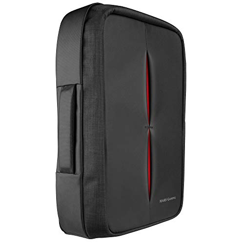 MARSGAMING Mars Gaming MB2 - Rucksack-Gaming-Tasche (wasserdicht, TSA-Schloss, bis 17,3 Zoll, externer USB-Anschluss, Anti-Diebstahl, Aluminiumgriff) von MARSGAMING