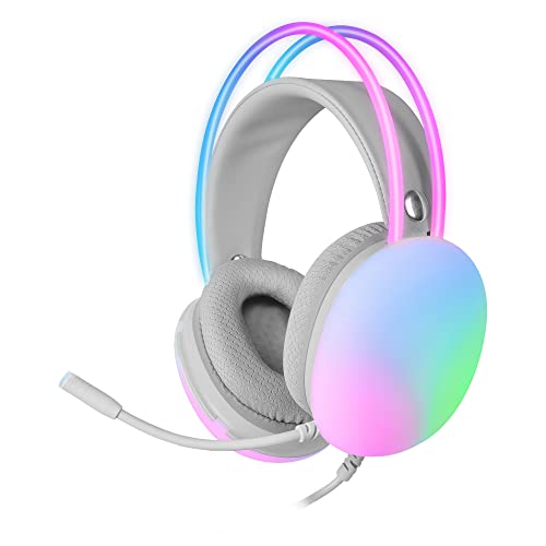 Mars Gaming MH-Glow Rosa, 360° Full Chroma RGB Flow Kopfhörer, Mikrofon Geräuschunterdrückung, Ultraleichtes Design, Mempory-Schaumstoff-Ohrpolster, Universelle Kompatibilität Mars Gaming MH-Glow Rosa, 360° Full Chroma RGB Flow Kopfhörer, Mikrofon Geräuschunterdrückung, Ultraleichtes Design, Mempory-Schaumstoff-Ohrpolster, Universelle Kompatibilität von Mars Gaming