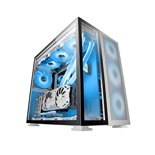 Mars Gaming MC-NOVA Torre Custom XXL E-ATX Aluminio Aeroespacial Cristal Templado USB-C Blanca von Mars Gaming