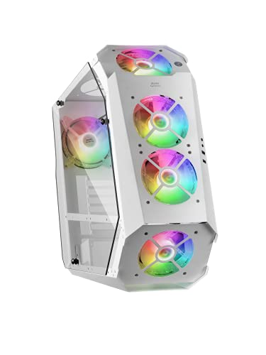 Mars Gaming MC51W, Gehäuse Gaming PC ATX , Doppelt Gehärtetes Glas, 5x Lüfter RGB 12cm, Weiß Mars Gaming MC51W, Gehäuse Gaming PC ATX , Doppelt Gehärtetes Glas, 5x Lüfter RGB 12cm, Weiß von Mars Gaming