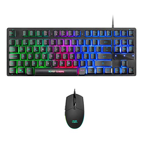 Mars Gaming MCPTKLPT, RGB Combo Tastatur & Maus 3200DPI, TKL Design, Portugiesisch Sprache Mars Gaming MCPTKLPT, RGB Combo Tastatur & Maus 3200DPI, TKL Design, Portugiesisch Sprache von Mars Gaming
