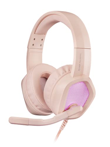 Mars Gaming MH320P Pink, Neodym RGB Flow Headset, Mikrofon und Kontrollbox von MARSGAMING