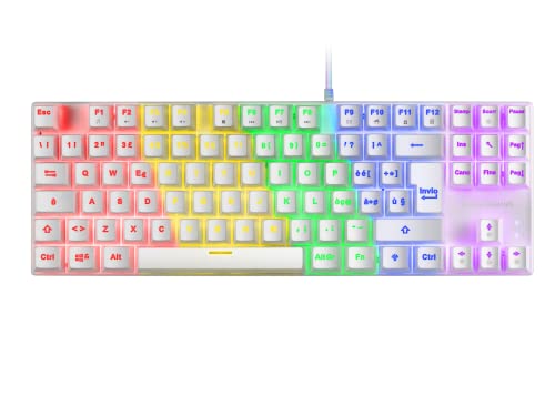 Mars Gaming MK80 Weiß, Mechanische Gaming Tastatur TKL FRGB, Antighosting, Switch Mechanischer Rot, Italienisch Sprache Mars Gaming MK80 Weiß, Mechanische Gaming Tastatur TKL FRGB, Antighosting, Switch Mechanischer Rot, Italienisch Sprache von Mars Gaming