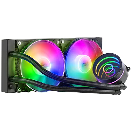 Mars Gaming ML-ONE240 Kit Refrigeración Líquida FRGB 240mm Negra von Mars Gaming