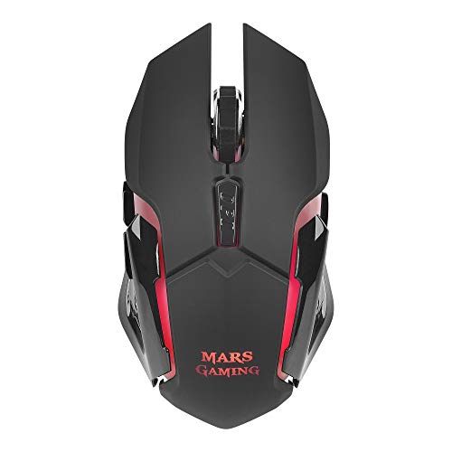 Mars Gaming MMW - 3200DPI kabellose PC-Maus, RGB Flow, kabelloses USB von MARSGAMING