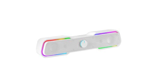 Mars Gaming MSCUBEW, Kompakte RGB Gaming-Lautsprecher Mars Gaming MSCUBEW, Kompakte RGB Gaming-Lautsprecher von Mars Gaming