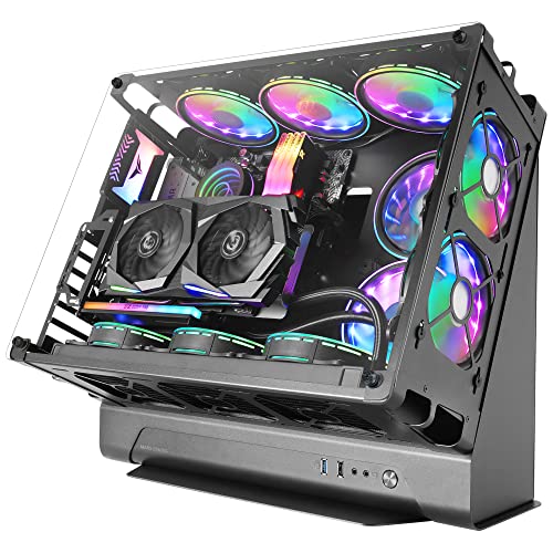 Mars Gaming MCB Schwarz, PC Gaming ATX XL Gehäuse, Custom Premium Edition, Modularer Zweikammer Aufbau von Mars Gaming