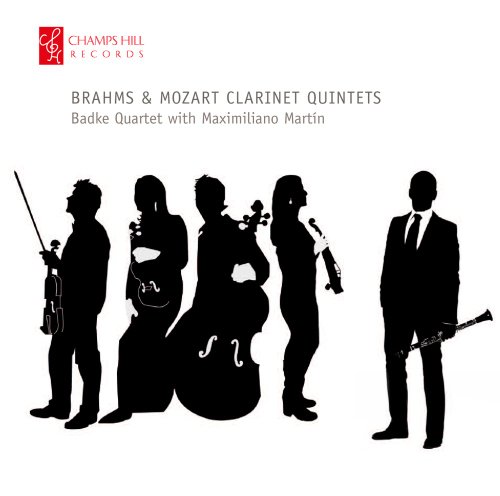 Brahms & Mozart: Klarinettenquintette von MARTIN/BADKE QUARTET