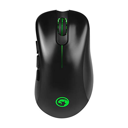 MARVO Gaming Maus 6-Tasten 1000Hz | 6 DPI Einstellungen 100-10000 DPI, Sensor Optisch, Pixart 3325, programmierbar inkl. Software, USB 2.0 von MARVO