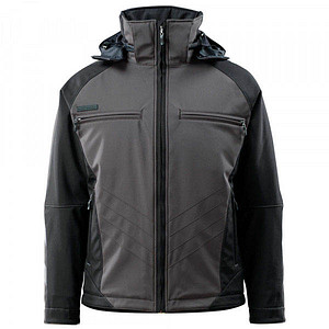 MASCOT® Herren Softshelljacke "DARMSTADT" Unique dunkelanthrazit, schwarz Größe L von MASCOT®