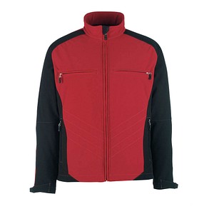 MASCOT® Herren Softshelljacke DRESDEN rot, schwarz Größe 2XL von MASCOT®