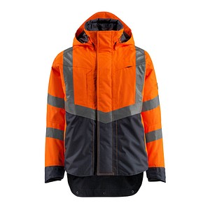 MASCOT® unisex Warnjacke Harlow orange, schwarzblau Größe 2XL von MASCOT®