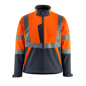 MASCOT® unisex Warnjacke Kiama  orange, schwarzblau Größe 2XL von MASCOT®