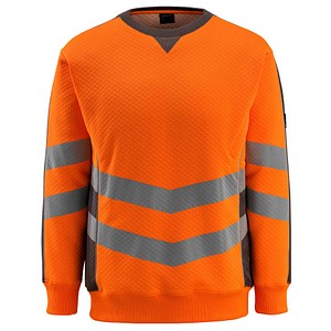 MASCOT® unisex Warnschutz-Langarmshirt Wigton  orange, dunkelanthrazit Größe 3XL von MASCOT®