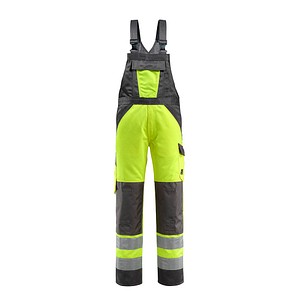 MASCOT® unisex Warnschutz-Latzhose Gosford gelb, dunkelanthrazit Größe 24 von MASCOT®