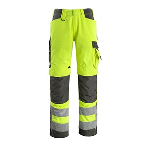 MASCOT® unisex Warnschutzhose Kendal  gelb, dunkelanthrazit Größe 24 von MASCOT®