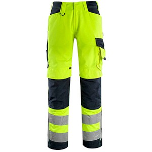 MASCOT® unisex Warnschutzhose Kendal  gelb, schwarzblau Größe 48 von MASCOT®