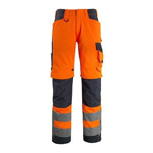 MASCOT® unisex Warnschutzhose Kendal  orange, schwarzblau Größe 46 von MASCOT®