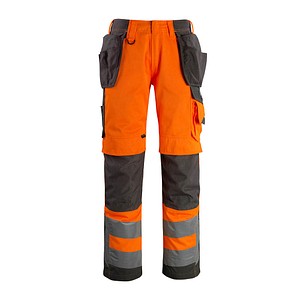 MASCOT® unisex Warnschutzhose Wigan  orange, dunkelanthrazit Größe 56 von MASCOT®