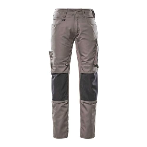 MASCOT Herren Mannheim Hose mit Knietaschen, Anthrazit/Schwarz, 82C46 von MASCOT