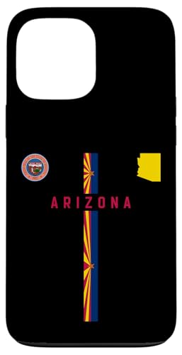 Arizona-Flagge, Silhouettenkarte von Arizona, Staatssiegel Hülle für iPhone 13 Pro Max Arizona-Flagge, Silhouettenkarte von Arizona, Staatssiegel Hülle für iPhone 13 Pro Max von MASH MOSH