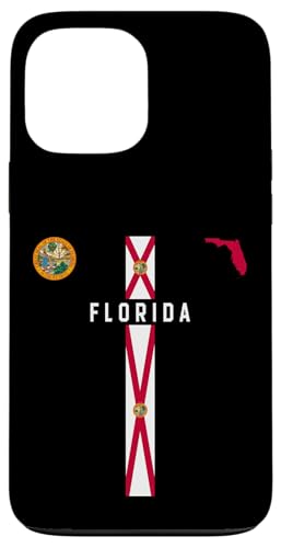 Florida-Flagge, Silhouettenkarte von Florida, Florida-Staatssiegel Hülle für iPhone 13 Pro Max Florida-Flagge, Silhouettenkarte von Florida, Florida-Staatssiegel Hülle für iPhone 13 Pro Max von MASH MOSH