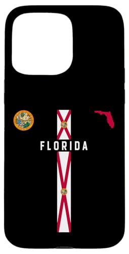 Florida-Flagge, Silhouettenkarte von Florida, Florida-Staatssiegel Hülle für iPhone 15 Pro Max Florida-Flagge, Silhouettenkarte von Florida, Florida-Staatssiegel Hülle für iPhone 15 Pro Max von MASH MOSH