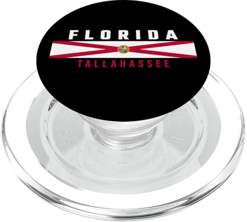 Florida Flagge, Text FLORIDA - TALLAHASSEE in Großbuchstaben PopSockets PopGrip für MagSafe Florida Flagge, Text FLORIDA - TALLAHASSEE in Großbuchstaben PopSockets PopGrip für MagSafe von MASH MOSH
