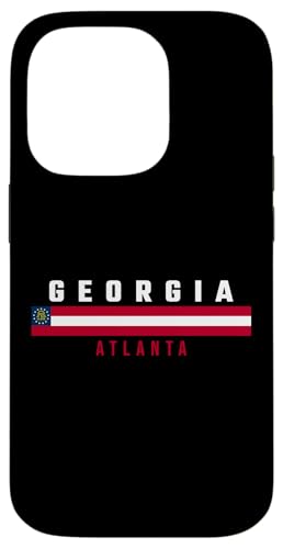 Georgien Flagge mit Text Georgien - Atlanta in Großbuchstaben Hülle für iPhone 14 Pro Georgien Flagge mit Text Georgien - Atlanta in Großbuchstaben Hülle für iPhone 14 Pro von MASH MOSH