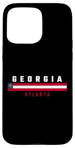 Georgien Flagge mit Text Georgien - Atlanta in Großbuchstaben Hülle für iPhone 15 Pro Max Georgien Flagge mit Text Georgien - Atlanta in Großbuchstaben Hülle für iPhone 15 Pro Max von MASH MOSH